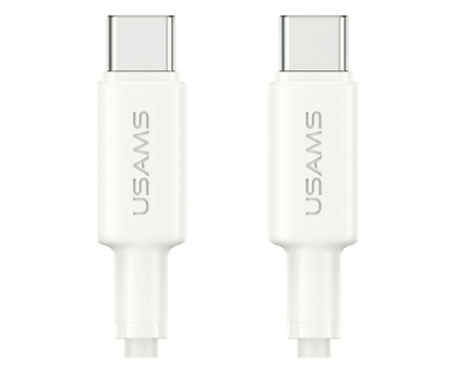 Kabel USAMS Kabel U90 60W USB-C do USB-C biały